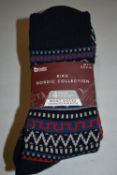 *Kiku Nordic Boot Socks 4pk Size: 7-11