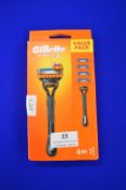 Gilette Fusion 5 Razor plus Four Blade Pack