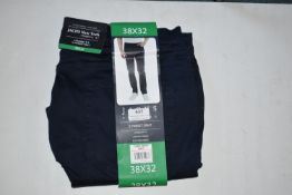 *Jachs Men’s Navy Five Pocket Trousers Size: 38x32