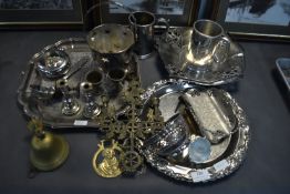 EPNS Trays, Tankards, etc.