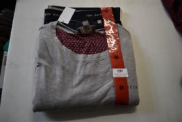 *Ted Baker 2pc Sleepwear Set in Grey & Navy Size: M