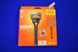 Gilette Fusion 5 Razor plus Ten Blade Pack