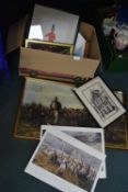Framed Pictures and Prints Including Return from t