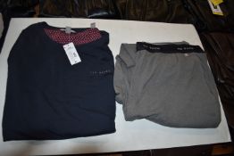 *Ted Baker 2pc Sleepwear Set in Grey & Navy Size: XL