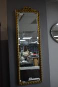 Gilt Framed Beveled Edge Mirror