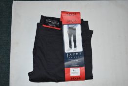*Jachs Men’s Navy Five Pocket Trousers Size: 34x34