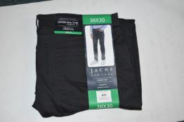 *Jachs Men’s Navy Five Pocket Trousers Size: 38x30