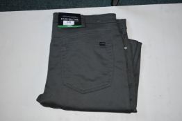 *Jachs Men’s Charcoal Five Pocket Trousers Size: 38x34