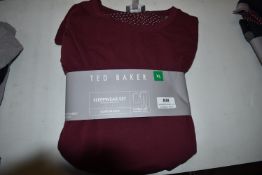 *Ted Baker 2pc Sleepwear Set in Burgundy & Navy Size: XL