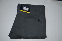*Jachs Men’s Charcoal Five Pocket Trousers Size: 32x34