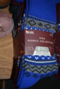 *Kiku Nordic Collection Socks 4pk Size: 4-8