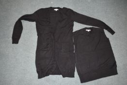 *Jachs Girlfriend 2pc Black Knitwear Set Size: S
