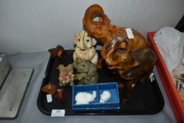 Elephant Ornaments and Candles