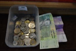 Assorted Coinage and Banknotes