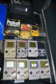 Nintendo Game Boys, PlayStation Portable, etc.