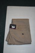 *Jachs Men’s Sand Five Pocket Trousers Size: 40x30
