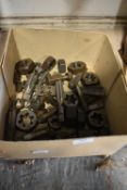 Box of Assorted Taps and Dies