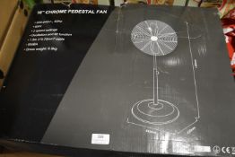 *16” Chrome Pedestal Fan (salvage)