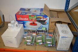 *Mixed Lot Including Air Con Icon 15, Turbo Mop Set, LCD Charger, etc. (salvage)