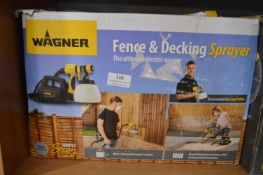 *Wagner Fence & Decking Sprayer (salvage)