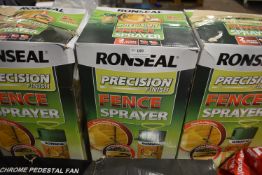 *Three Ronseal Precision Fence Sprayers (salvage)