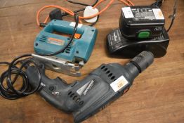 *Cuprinol Battery, Black & Decker Jig Saw, and a Silverline Drill