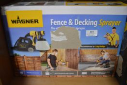 *Wagner Fence & Decking Sprayer (salvage)