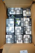 *Twenty-Four Integral LED 390-lumen “Cool White“ GU10 Lightbulbs (salvage)