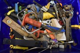 Quantity of Assorted Tools Including Spirit Levels, Screwdrivers, etc. (box not included)