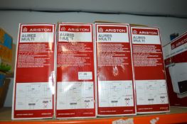 *Four Ariston Aures Multi Instantaneous Electric Water Heaters (salvage)