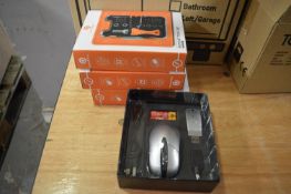 Three Ratchet Tool Sets, and a Quantity of Computer Mice