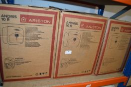 *Three Ariston Andris 10R Electric Water Heater (salvage)