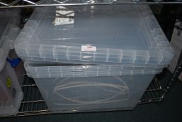 *Two Really Useful 33.5L Storage Boxes