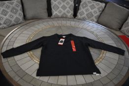 *Olvis Ladies V Neck Sweatshirt Black Size: Medium