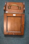 Edwardian Mahogany Coal Box
