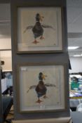 Two Framed Duck Prints