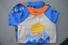 Kirkland Signature 3 Piece Pyjama Set Blue Size: Age 4