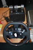 *Logitech Xbox Steering Wheel and Pedals