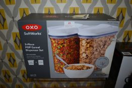 *Oxo Soft Works 2pc Cereal Dispenser Set