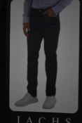 *Jachs New York Straight Fit Mens 5 Pocket Pants Navy Size: 32 x 30