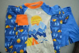 Kirkland Signature 4 Piece Pyjama Set Blue Size: Age 4