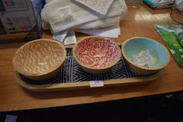 *Mesa Wooden Serving Bowl Sets