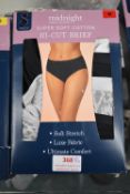 *Pack of 6 Carole Hochman High Cut Briefs Size: Medium
