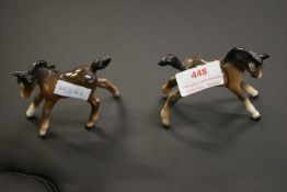 Pair of Beswick Foals