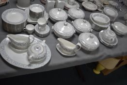 Wedgewood Dolphin Patterned Dinner Service - 80+ Pieces