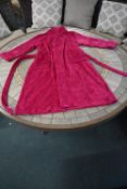 *DKNY Ladies Plush Magenta Bath Robe Size: Large
