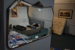 1950's Bevel Edged Mirror