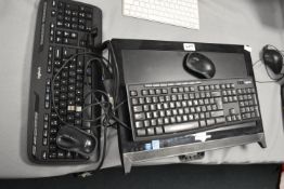 *Lenovo Monitor plus Two Logitech Keyboards etc