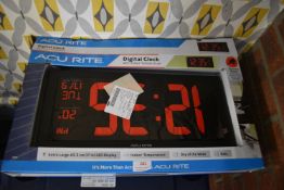 *Acurite Digital Clock with Indoor Temperature and Calendar