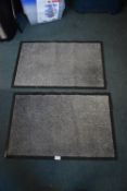 *Two Nonslip Rubber Floor Mats
